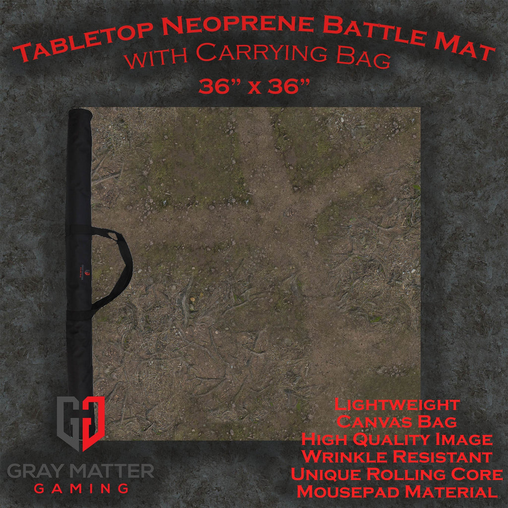 Deep Forest - Neoprene Battle Mat - Warhammer, AoS, 40K, Kill Team, MCP, Shatterpoint, Legion, More - 36x36
