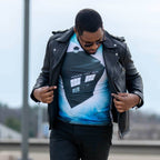 Doctor Who TARDIS Glowing Stars Sublimation T-Shirt - S