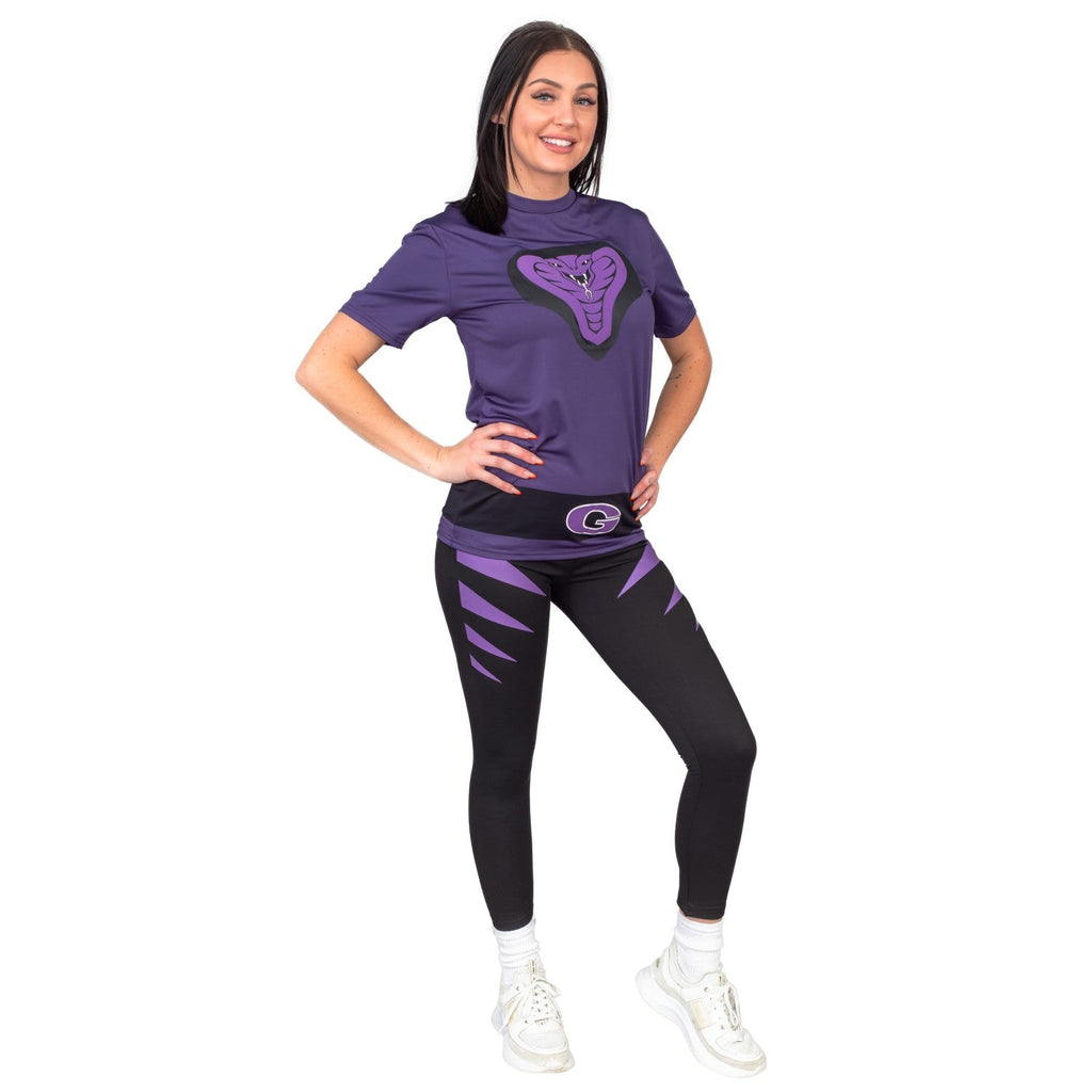 Dodgeball Purple Cobras Adult Costume Set