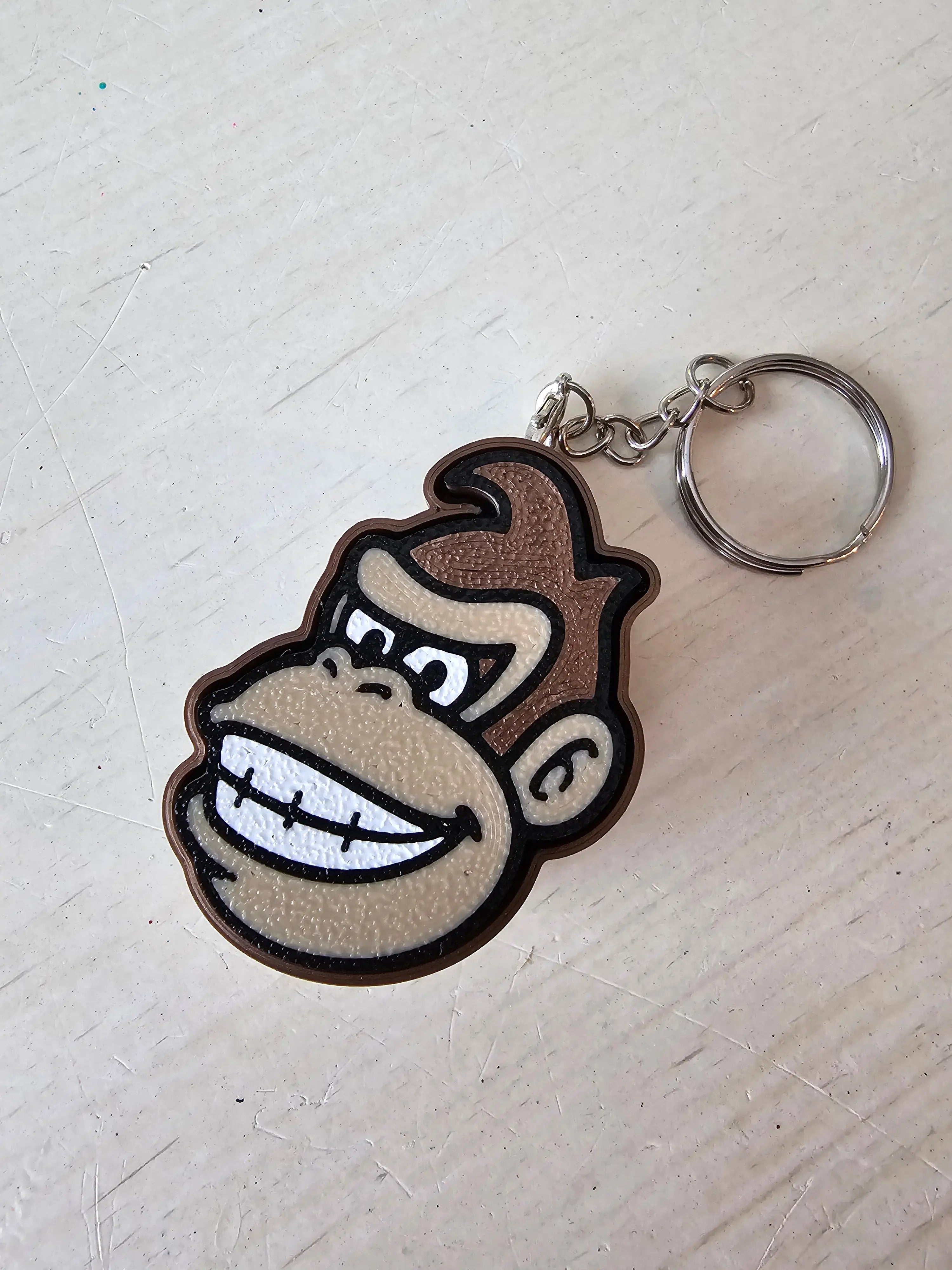Donkey Kong Inspired Fidget Clicker Keychain | 3D Printed