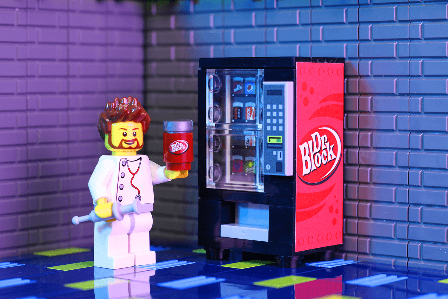 Dr. Block - B3 Customs Soda Vending Machine - 