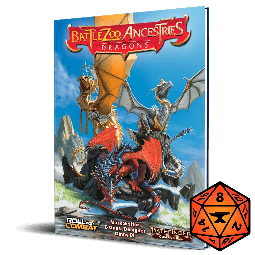 Battlezoo Ancestries: Dragons Hardcover & PDF - Pathfinder 2nd Edition / Hardcover & PDF & Foundry VTT Module