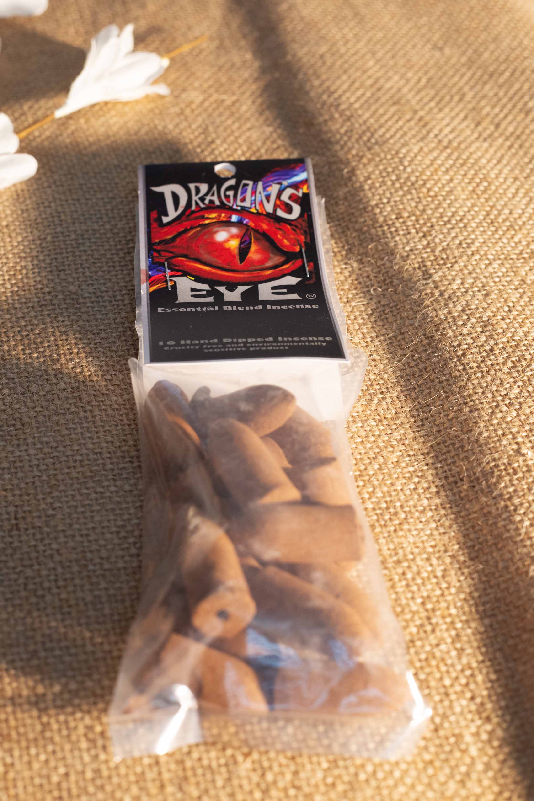 Dragon's Blood & Sage - Dragon's Eye Backflow Incense Cones