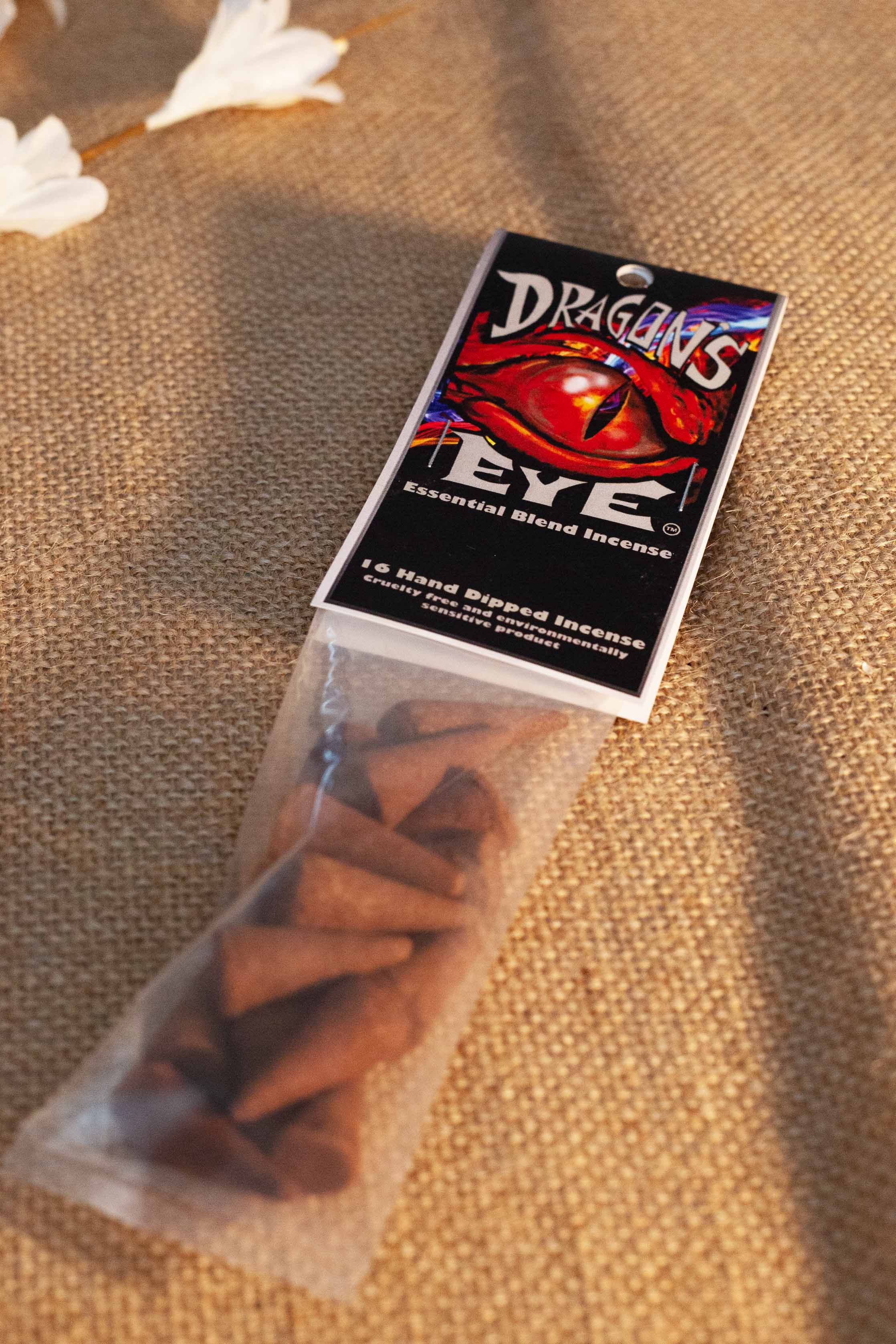 Amber - Dragon's Eye Cone Incense