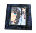 3dRose Susan Brown Designs General Themes - Anime Girl - Drawing Books (db_18297) - Memory Book 12 x 12 inch