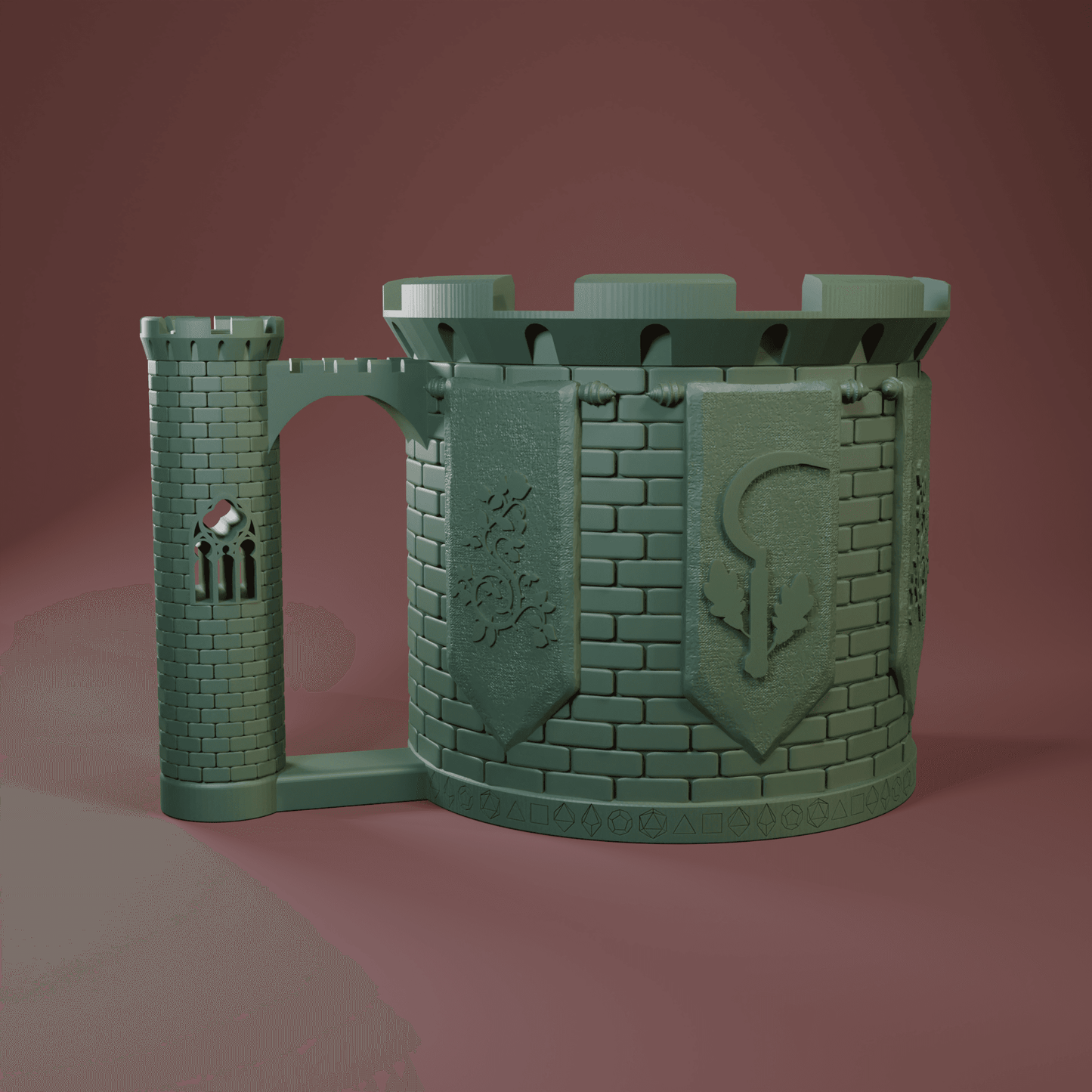 Druid Mug & Dice Tower - Tier 1 / Included