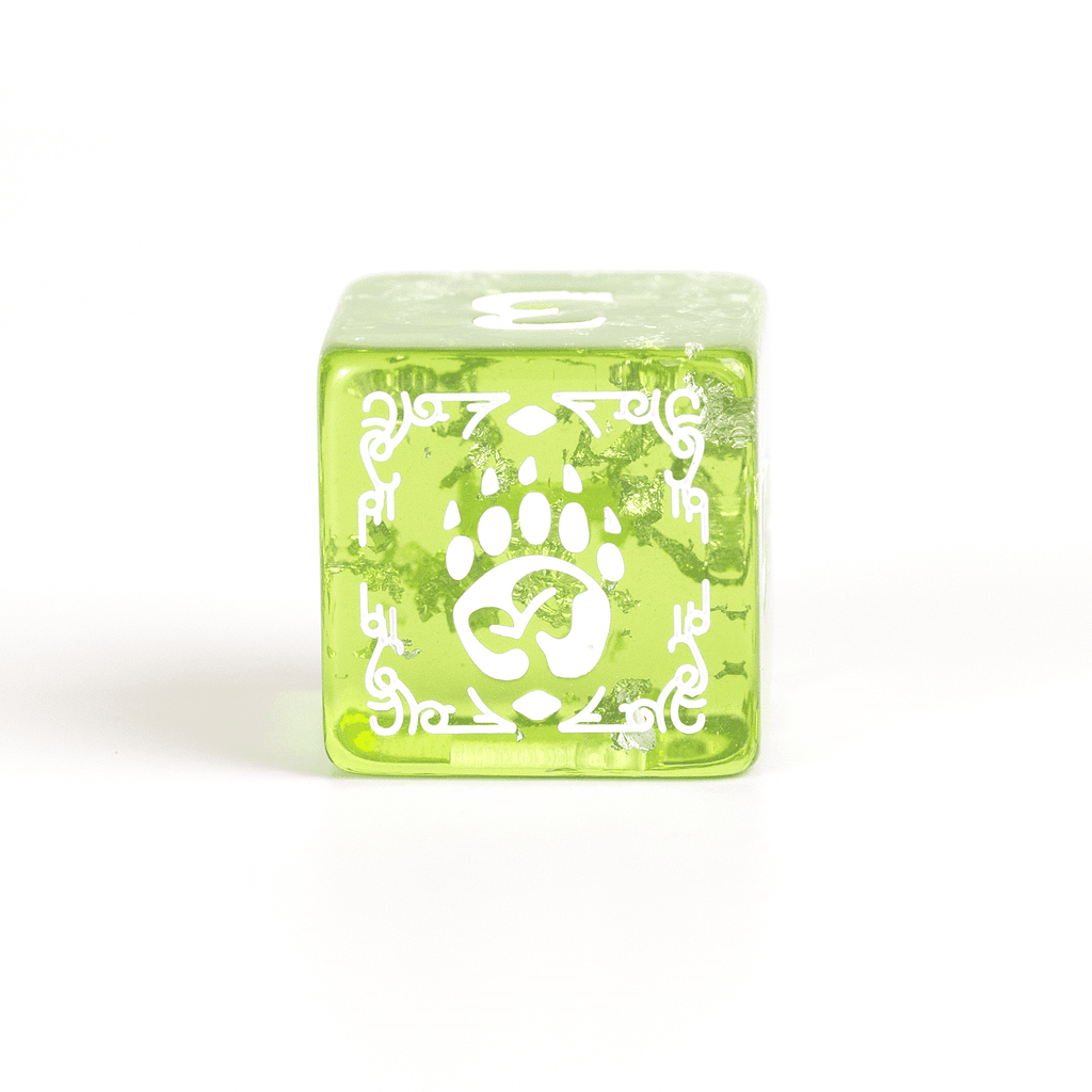 D&D Adventure Dice Set - Druid Edition | Green 15pc Collection - 
