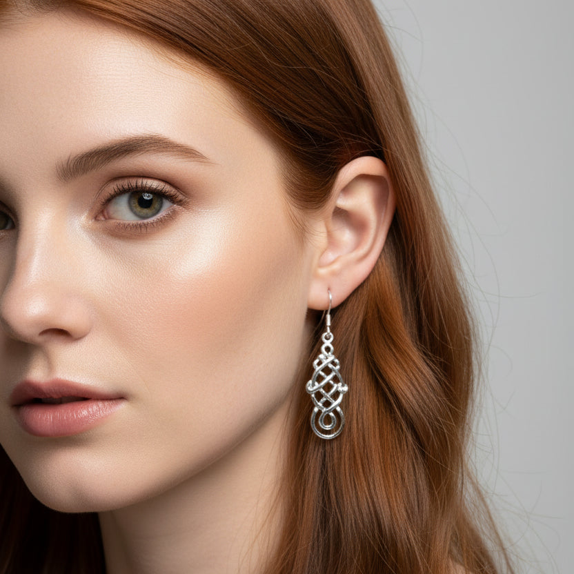 Iorna Celtic Dragon Earrings
