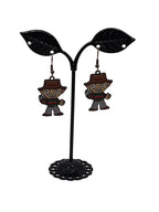 Horror Film Small Character Earrings