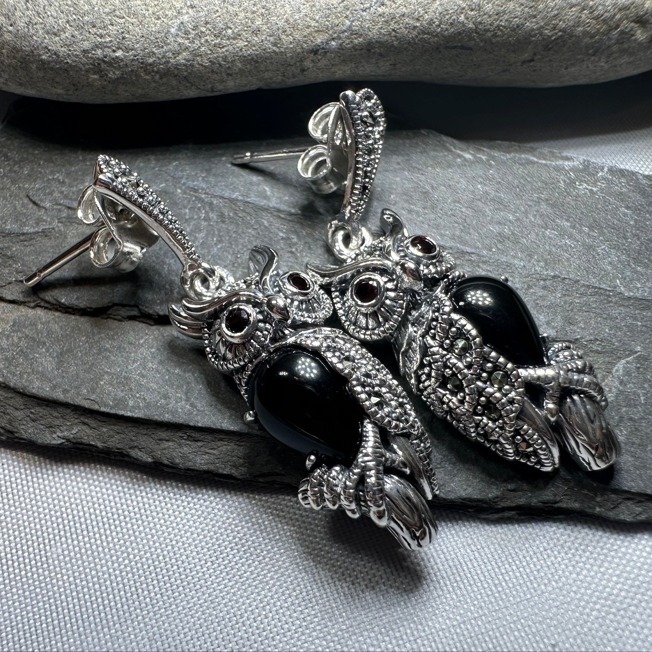 Marcasite Bee Earrings