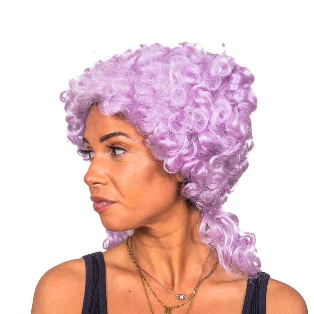 18th Century British Women's Halloween Costume Accessory Wig Cosplay - Queen - Purple