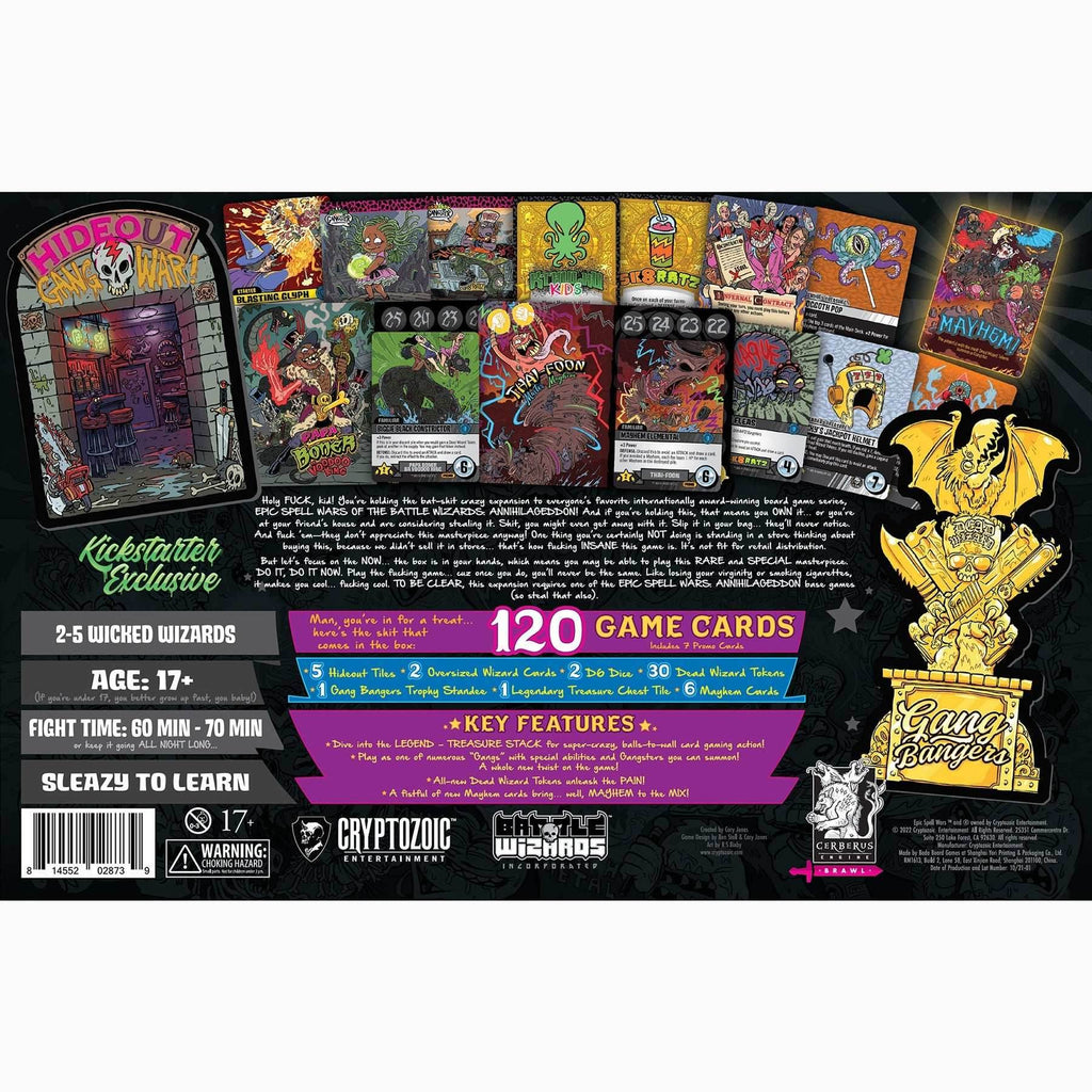 Epic Spell Wars of the Battle Wizards: ANNIHILAGEDDON — Gang Bangers (KICKSTARTER EXCLUSIVE) - 