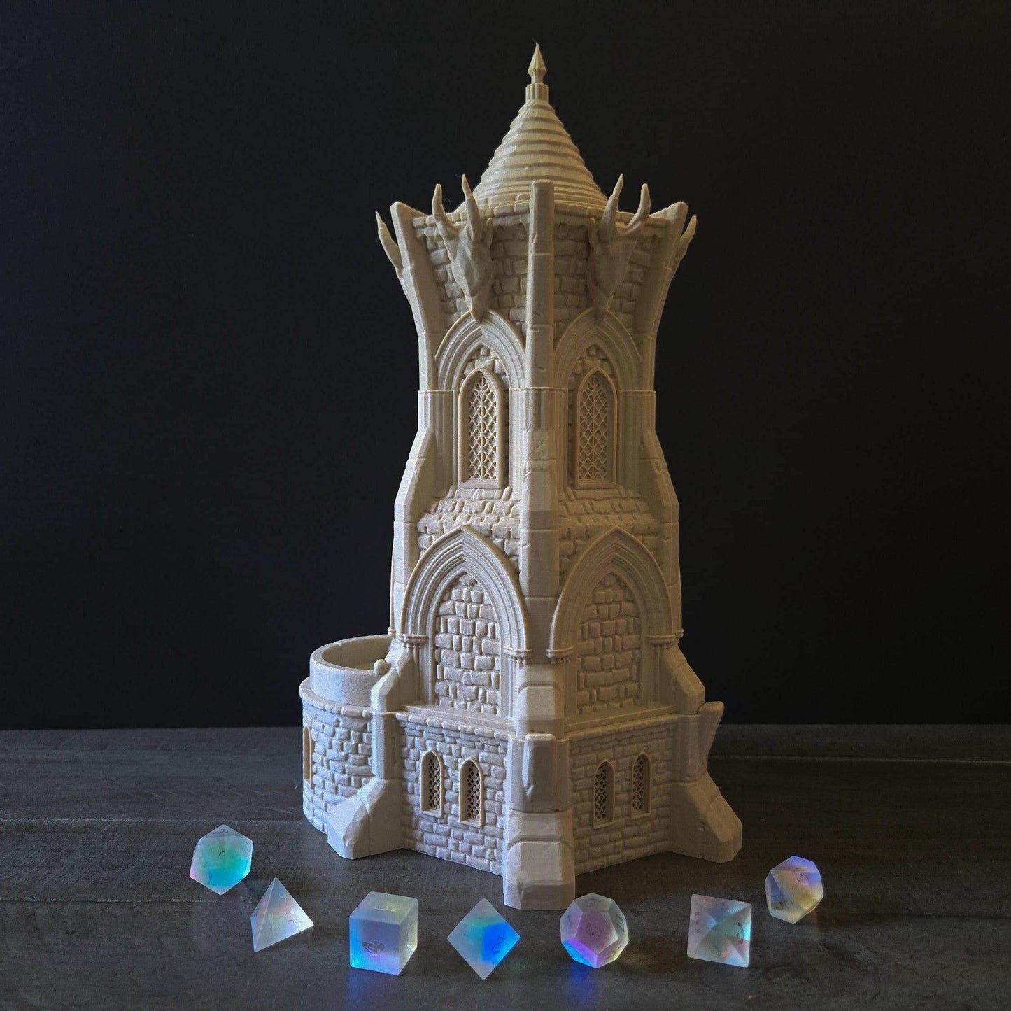 Elvish Large DND Dice Tower - 