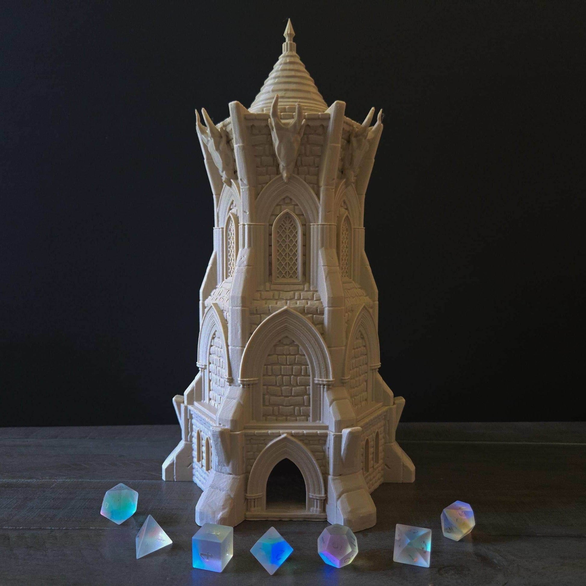 Elvish Large DND Dice Tower - 