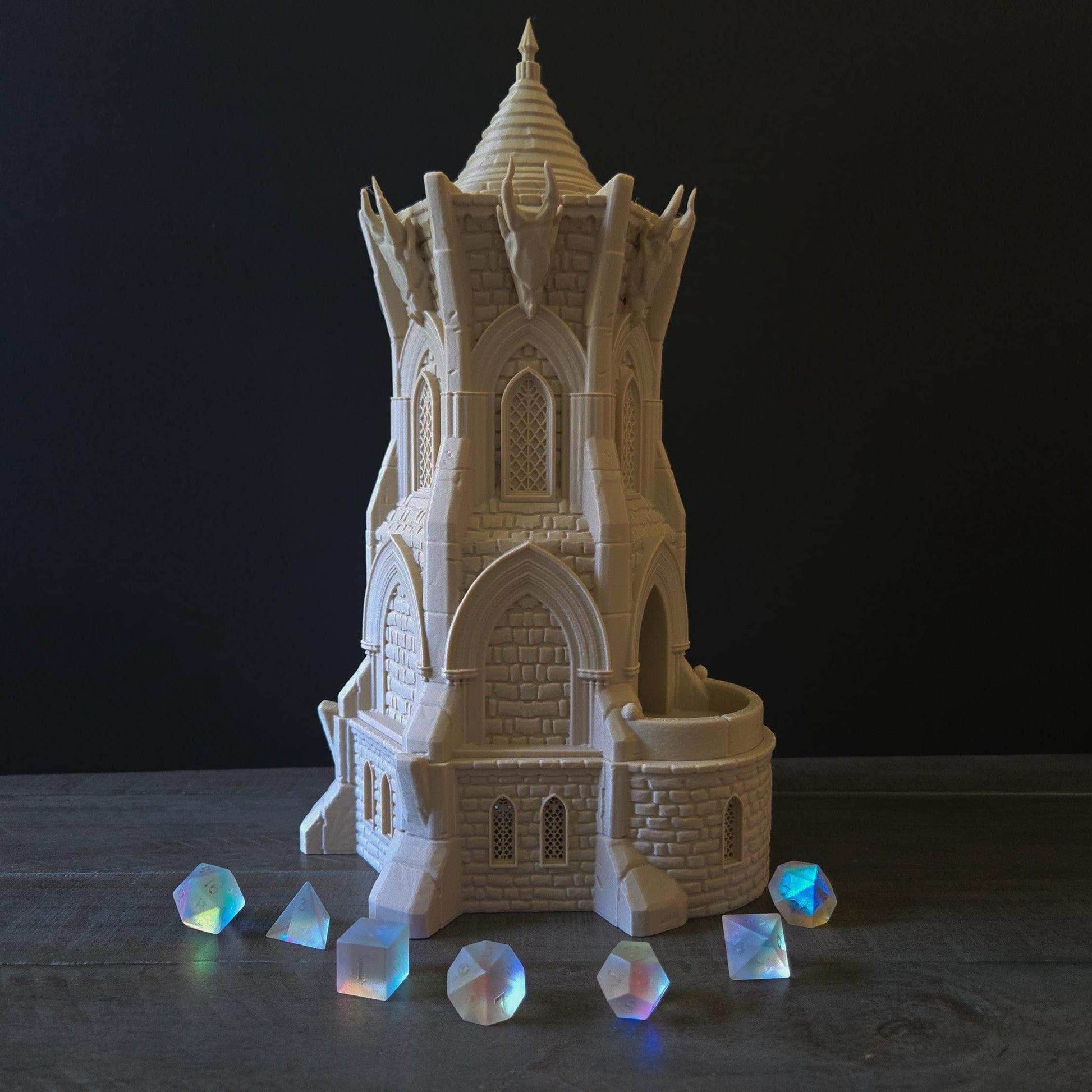 Elvish Large DND Dice Tower - 