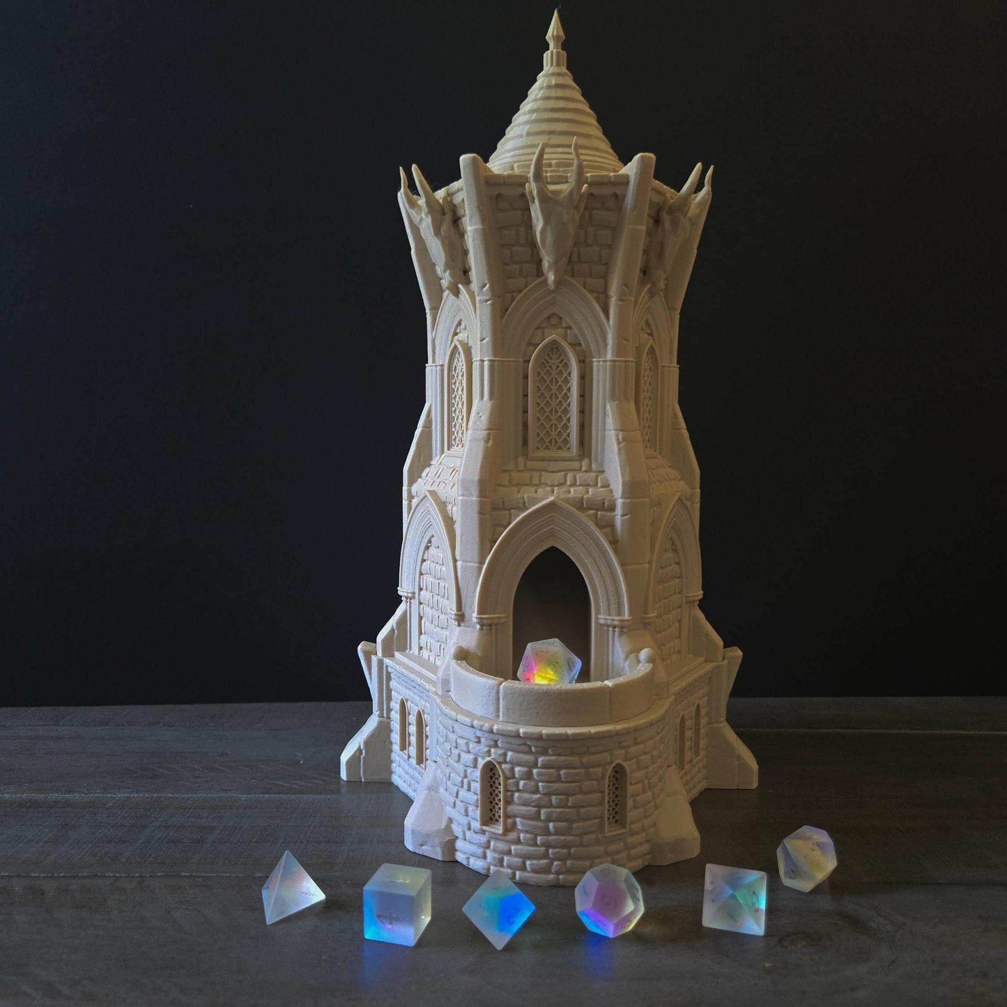 Elvish Large DND Dice Tower - 