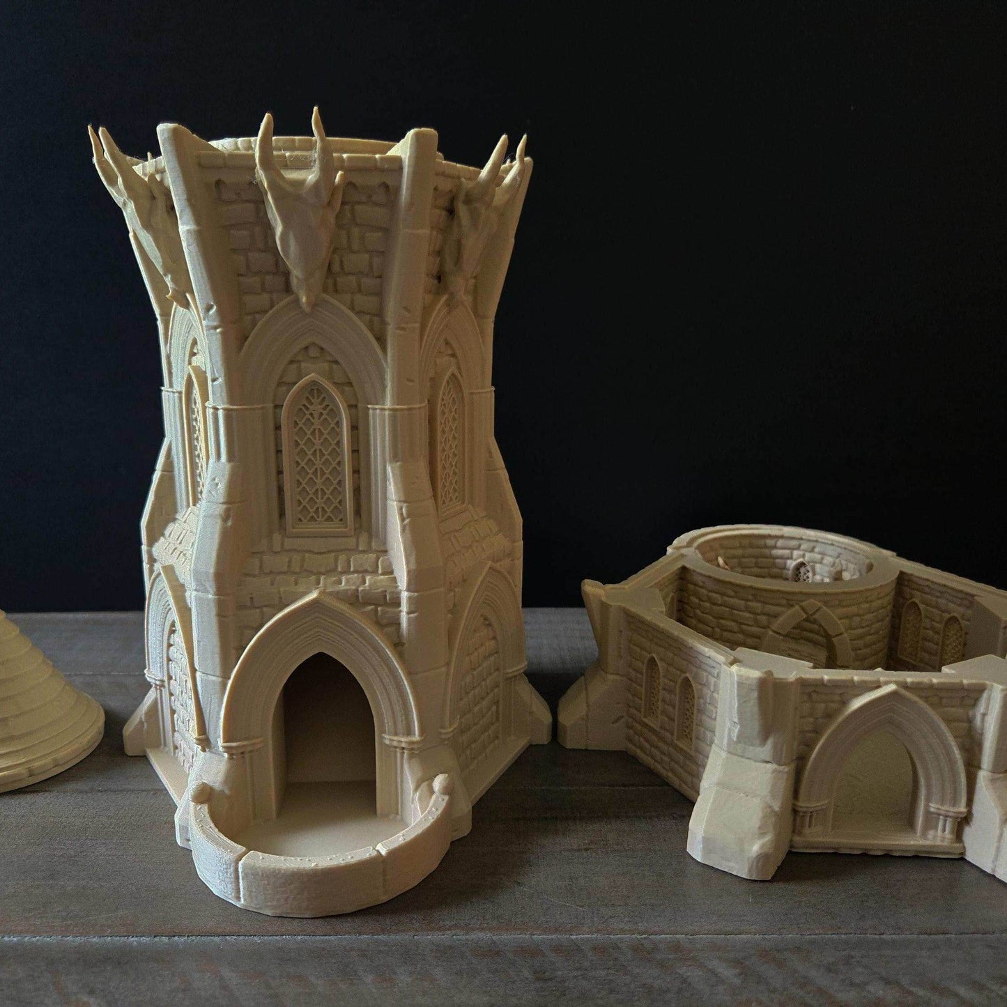 Elvish Large DND Dice Tower - 