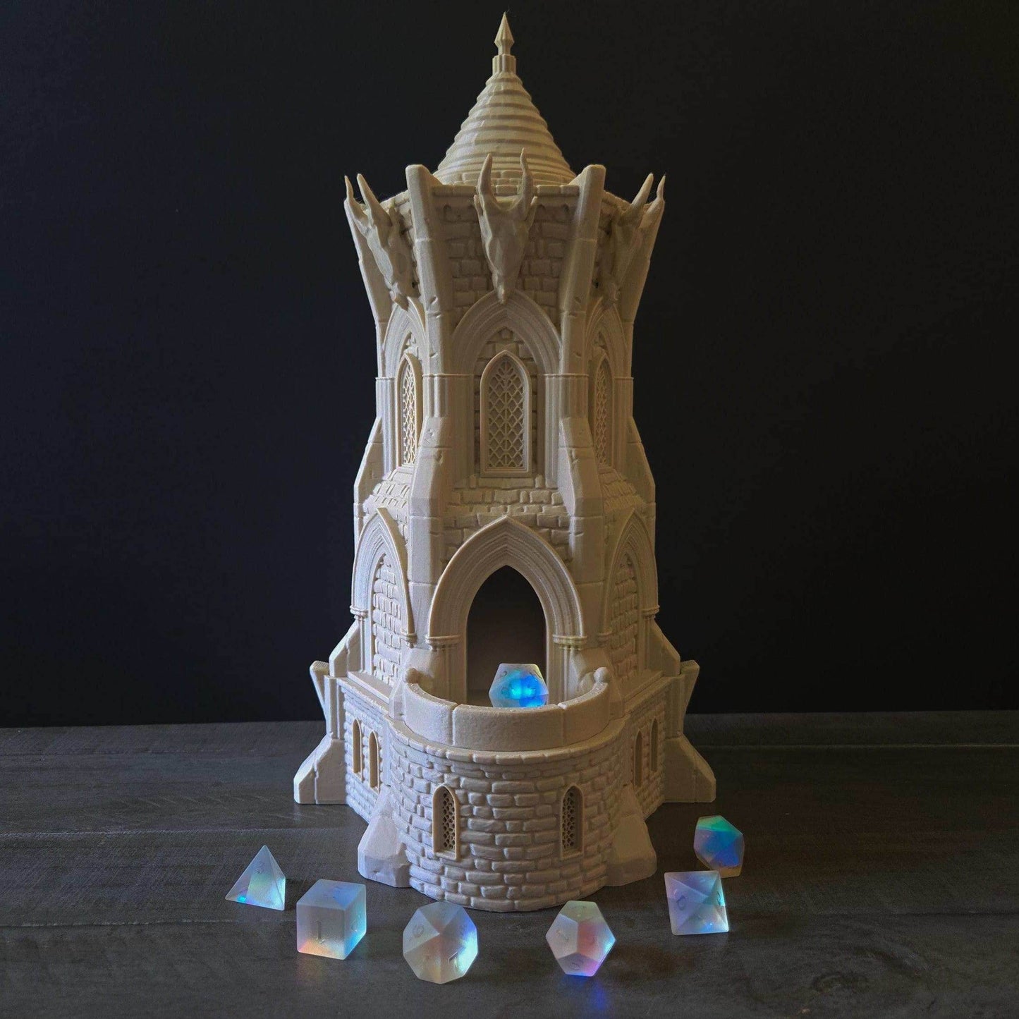 Elvish Large DND Dice Tower - 