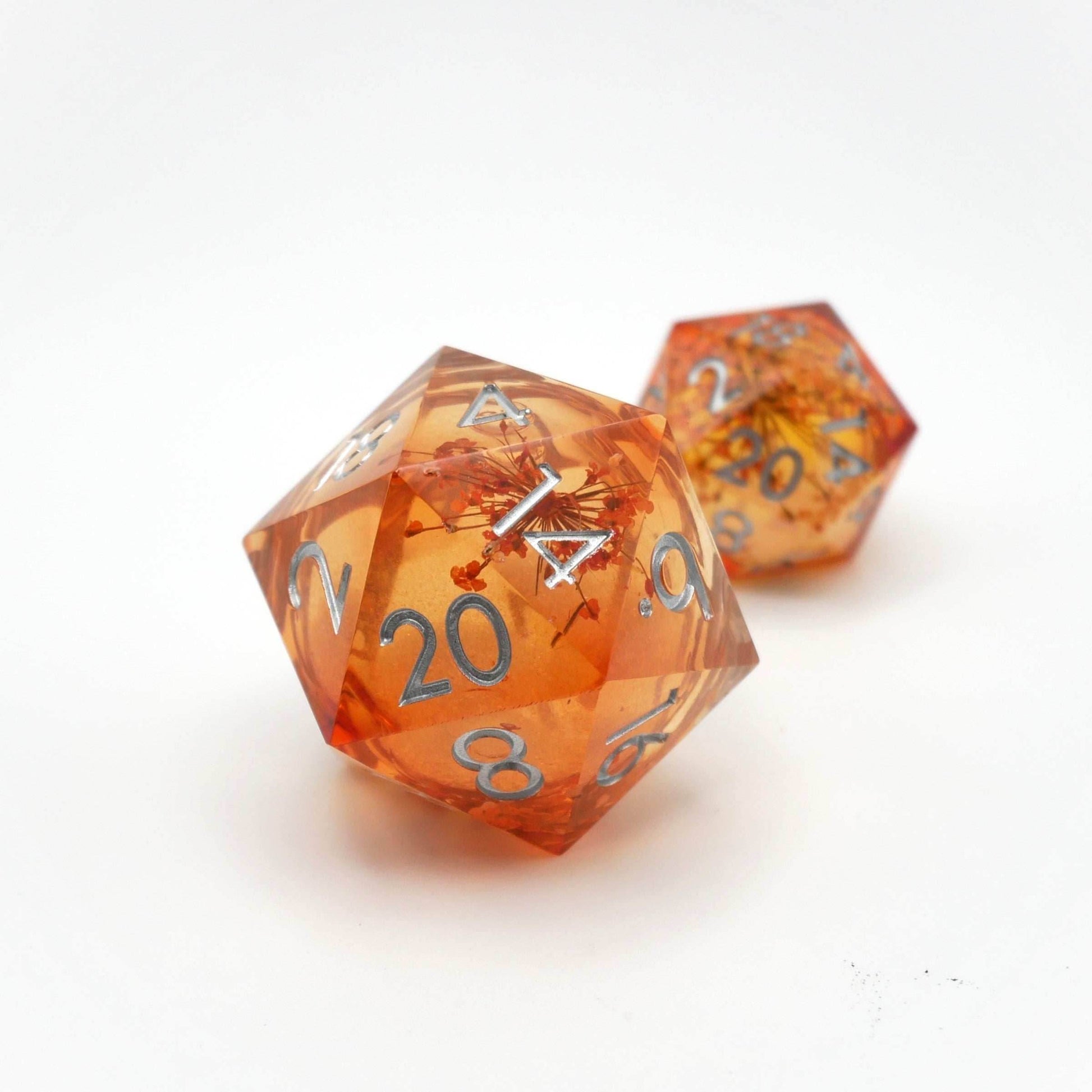 Elixir of Enchantment - Giant D20 Liquid Core DnD Dice Set | Acrylic RPG Gaming Dice - 