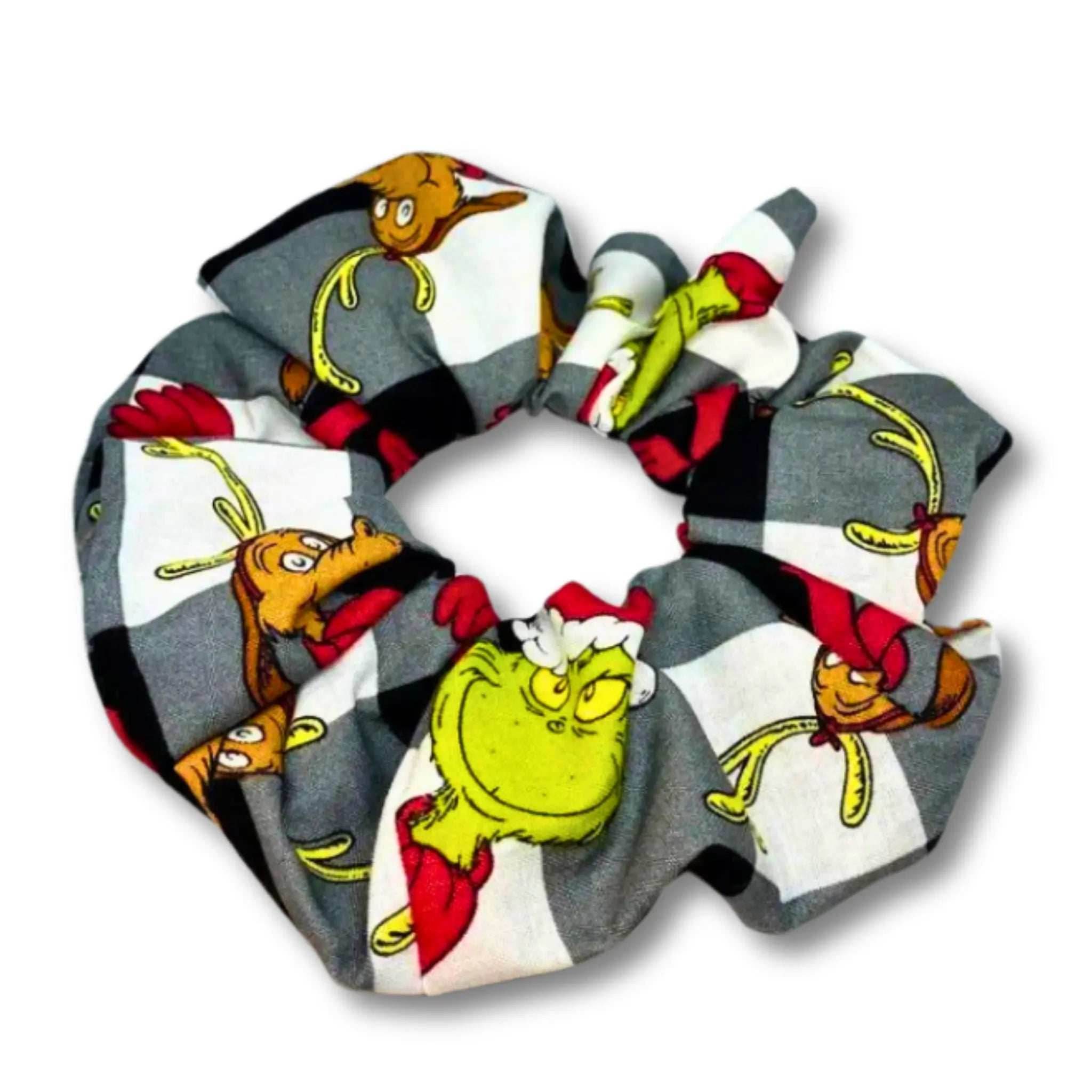 Buffalo Grinch and Max Christmas Scrunchie - 