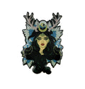 Enchantress Pin - Sorceress Wiccan Druid or Witchy Enamel Pin For Halloween