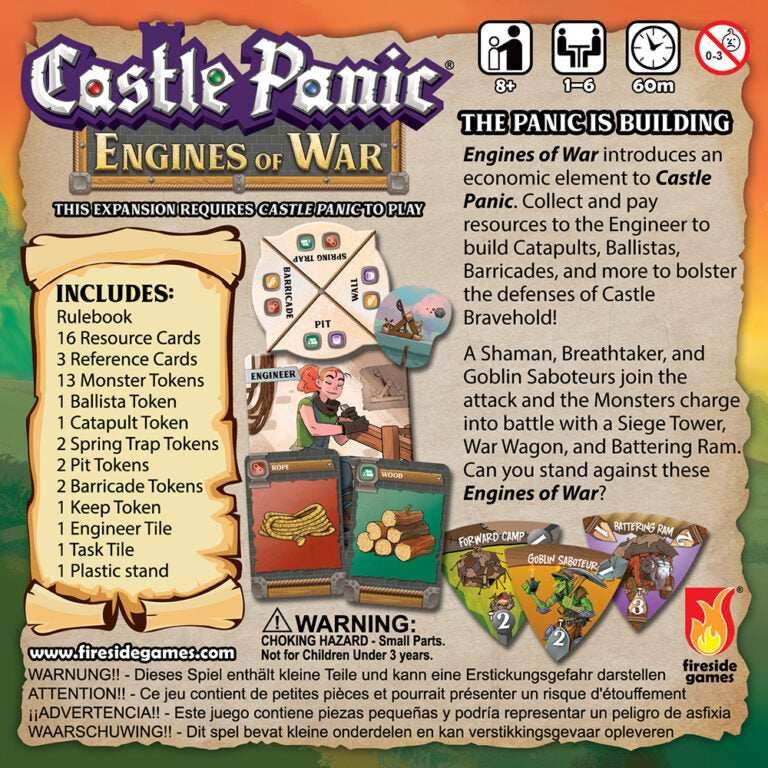 Castle Panic 2nd Edition: Engines of War Expansion - 