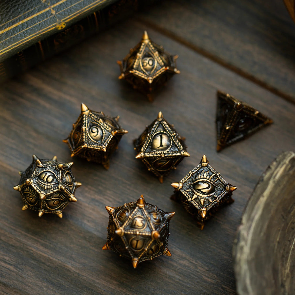 Everwatch Bronze Metal DND Dice Set