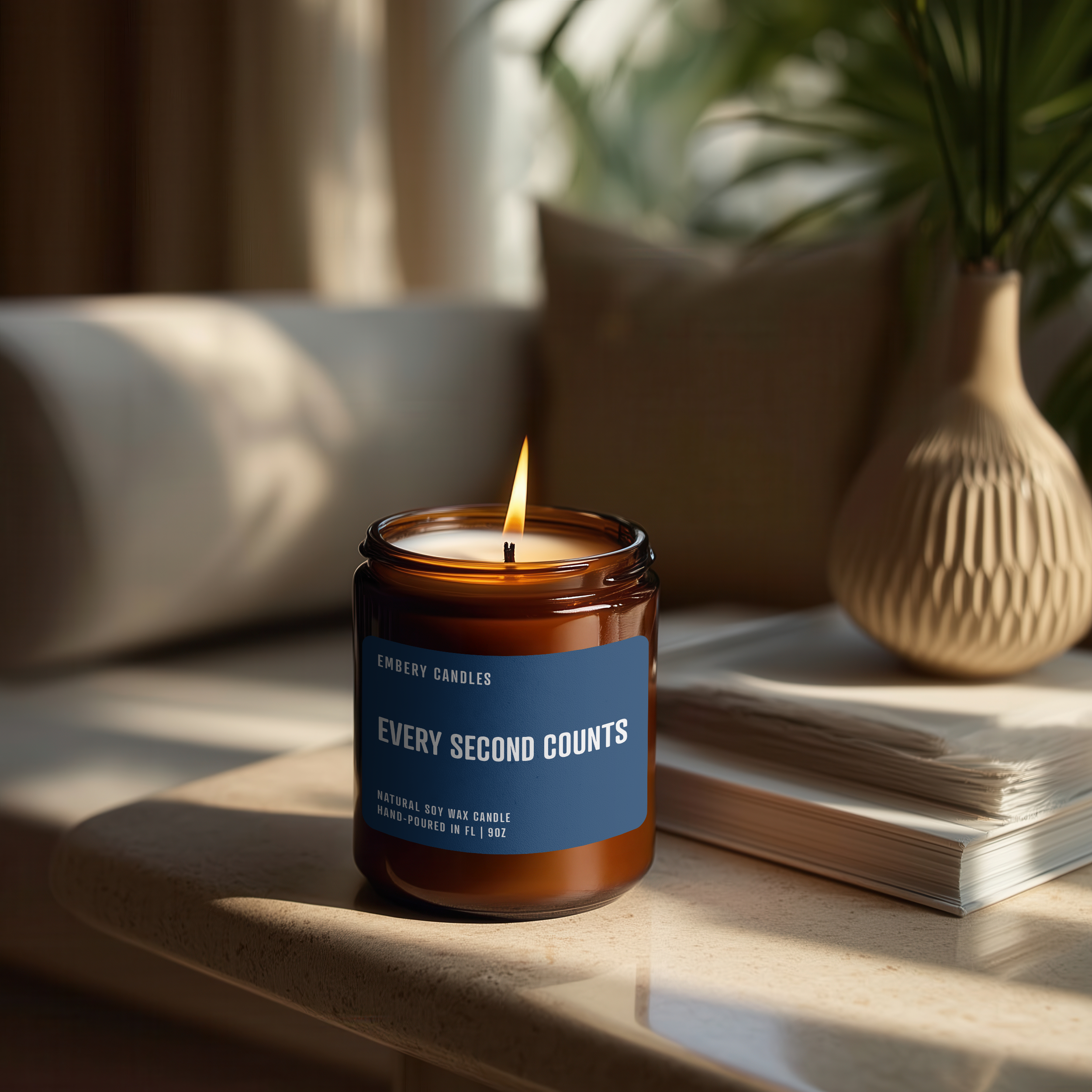 Every Second Counts | Soy Wax Scented Candle