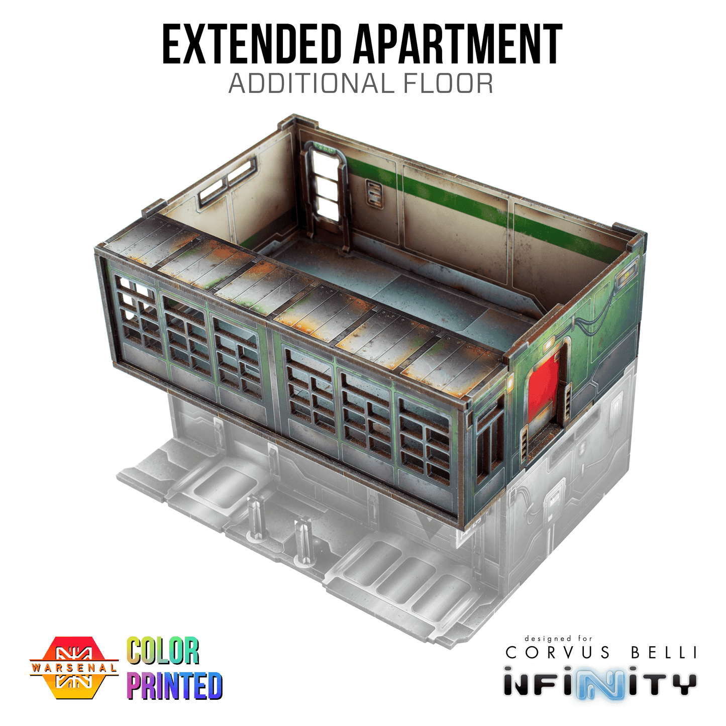 Xiguan Components - Additional Floors - Extended Apartment / Color Printed