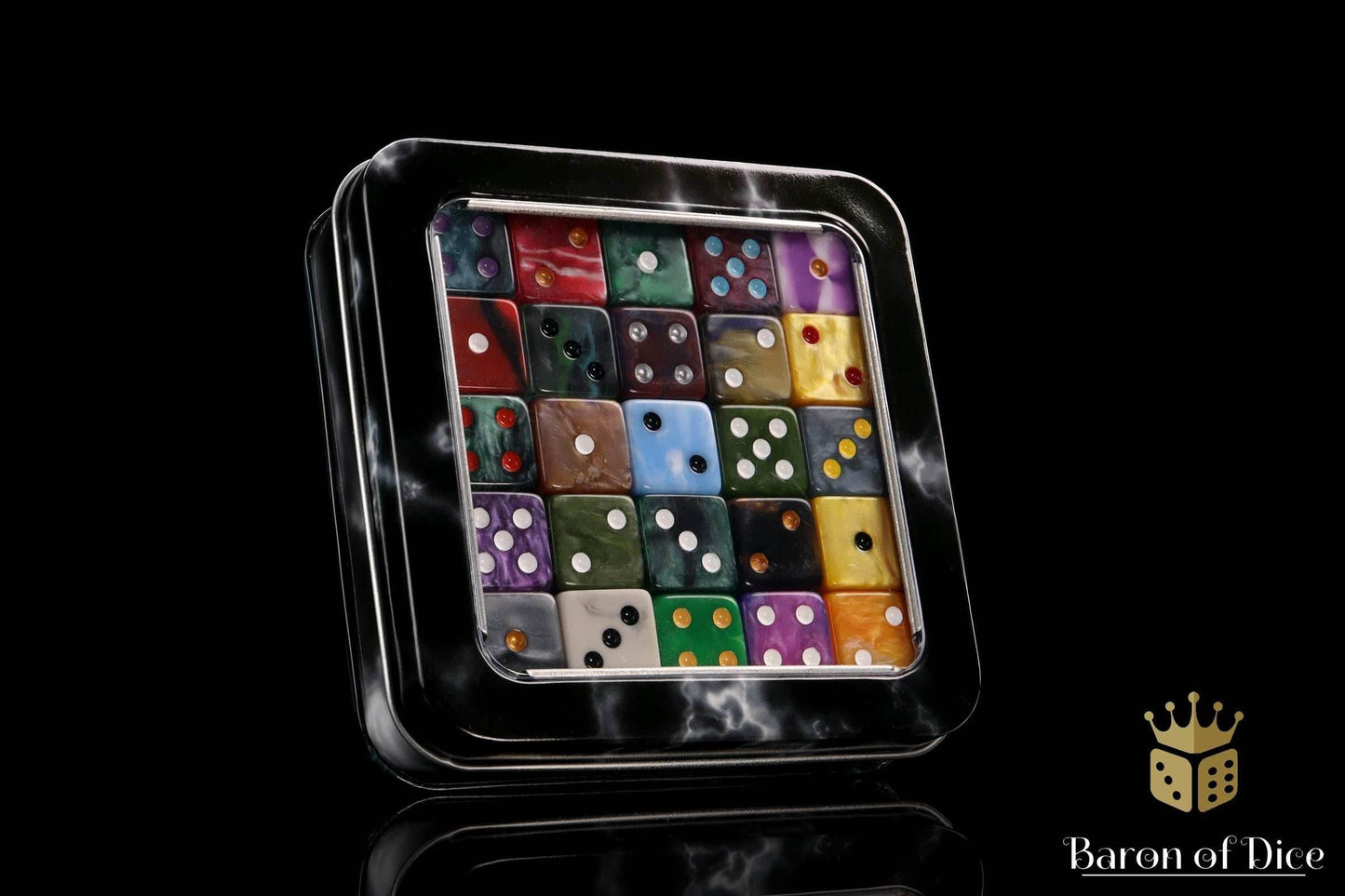 Elf Trinket, Square 16mm Dice - x10 Count