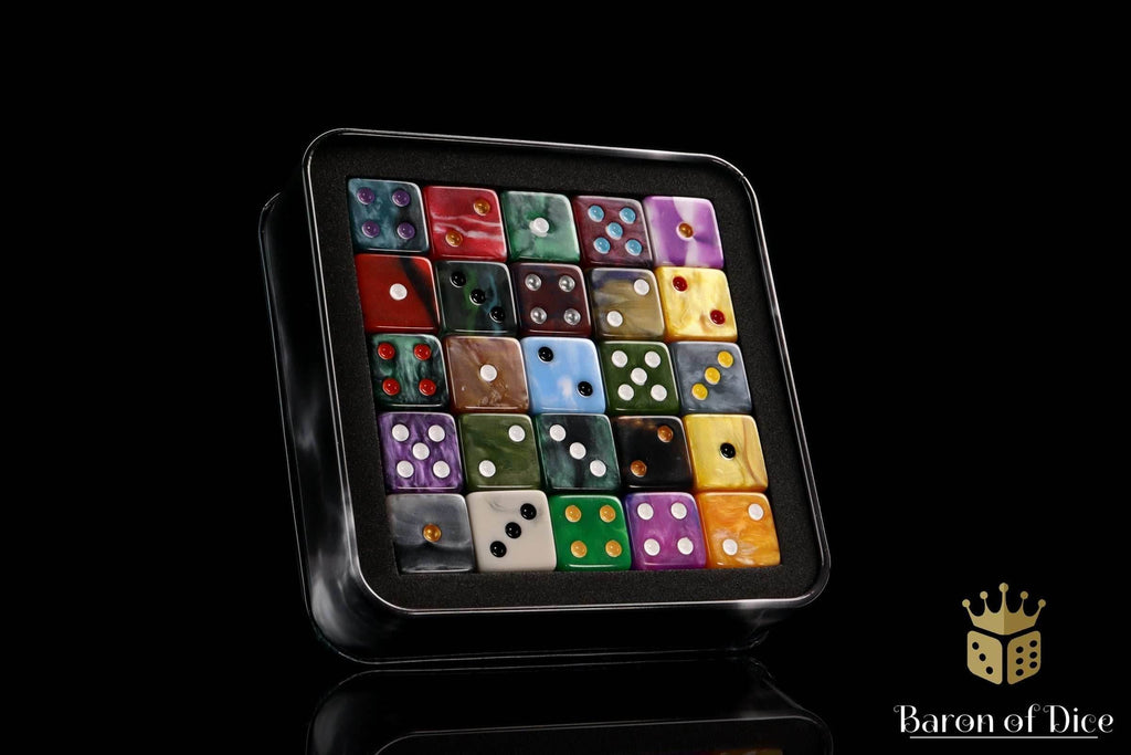 Elf Trinket, Square 16mm Dice - x10 Count