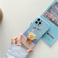 Three-Dimensional Sponge Bob Square Pants For Apple 7/8plus Mobile Phone Cover 12promax Couple Huawei Nova8 Soft Case