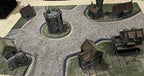 Town Center - Neoprene Battle Mat - Warhammer, AoS, 40K, Kill Team, MCP, Shatterpoint, Legion, More - 36x36