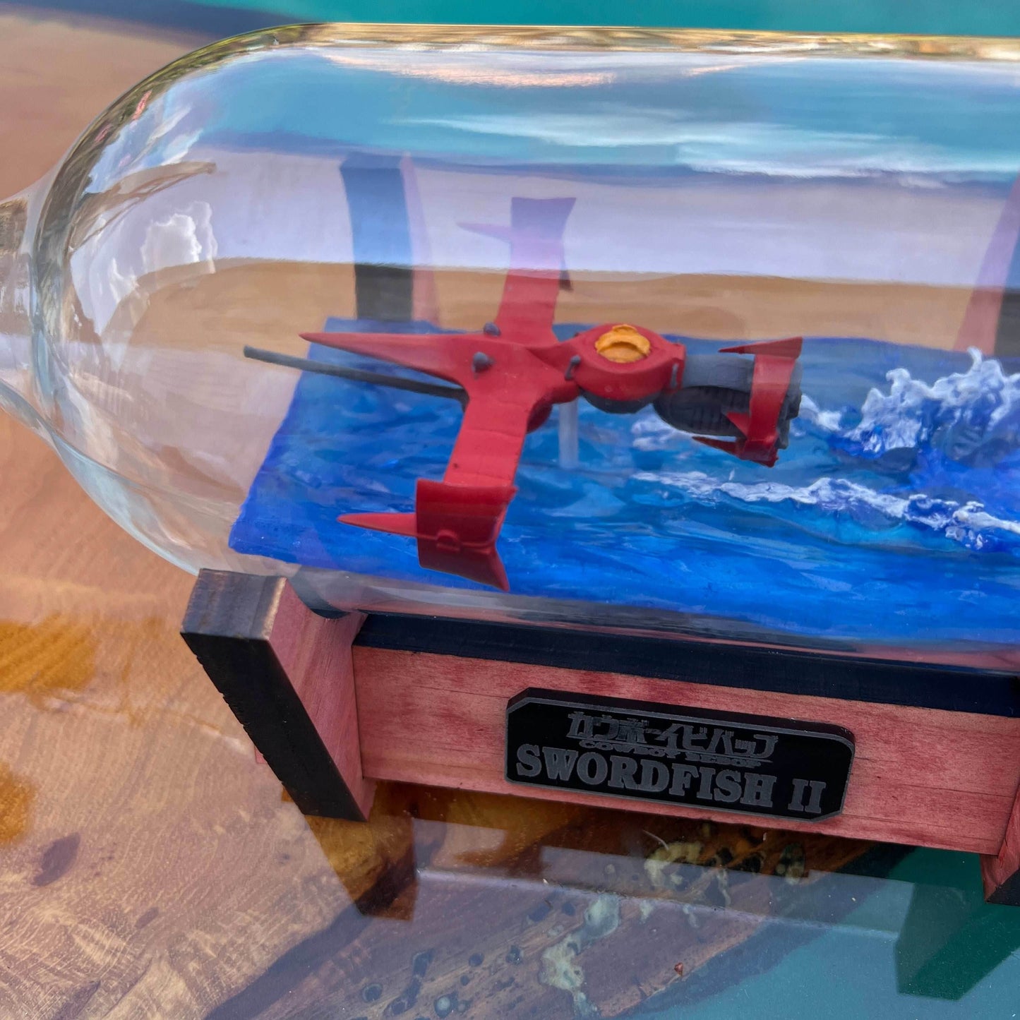 Cowboy Bebop Swordfish II in a Bottle - With Stand