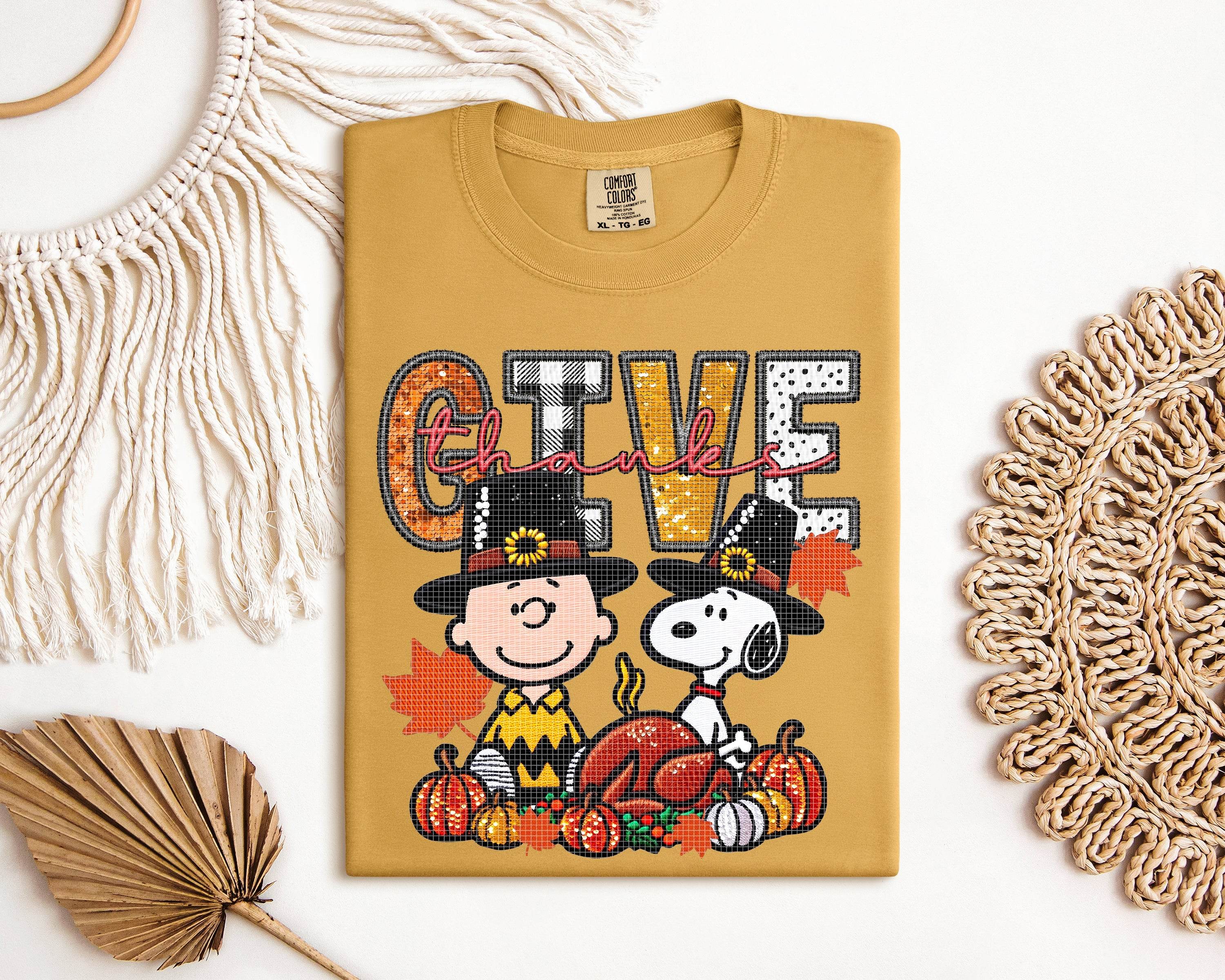 Give Thanks Graphic Tee - S