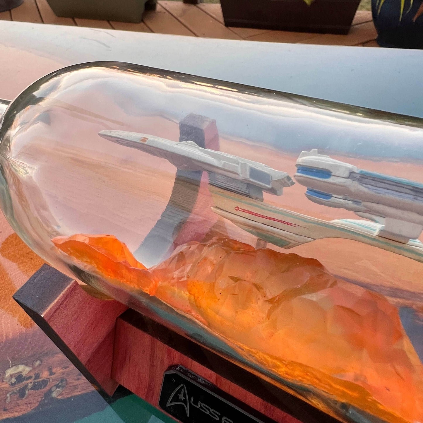 Star Trek NCC-1701-B Enterprise in a Bottle - 