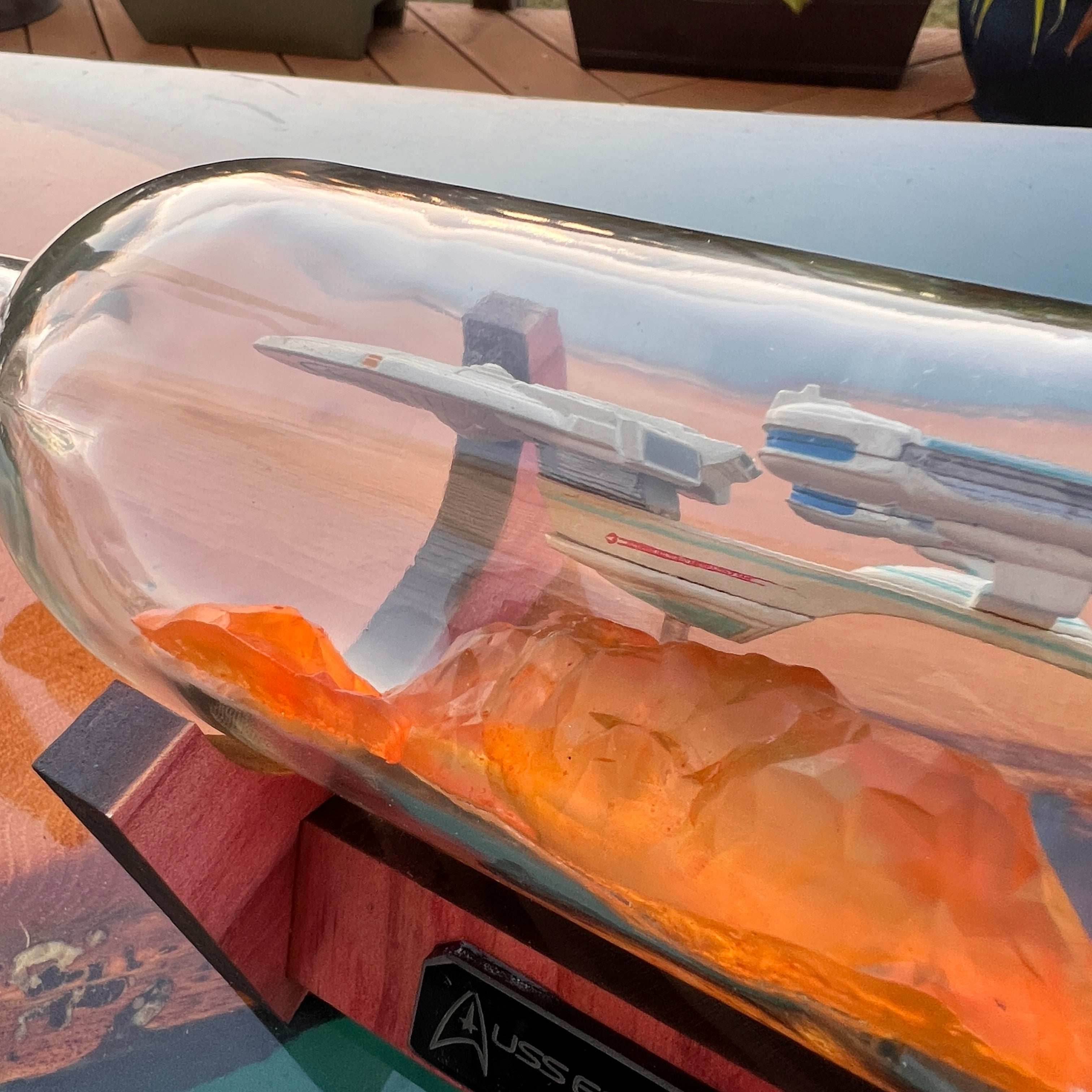 Star Trek NCC-1701-B Enterprise in a Bottle - 