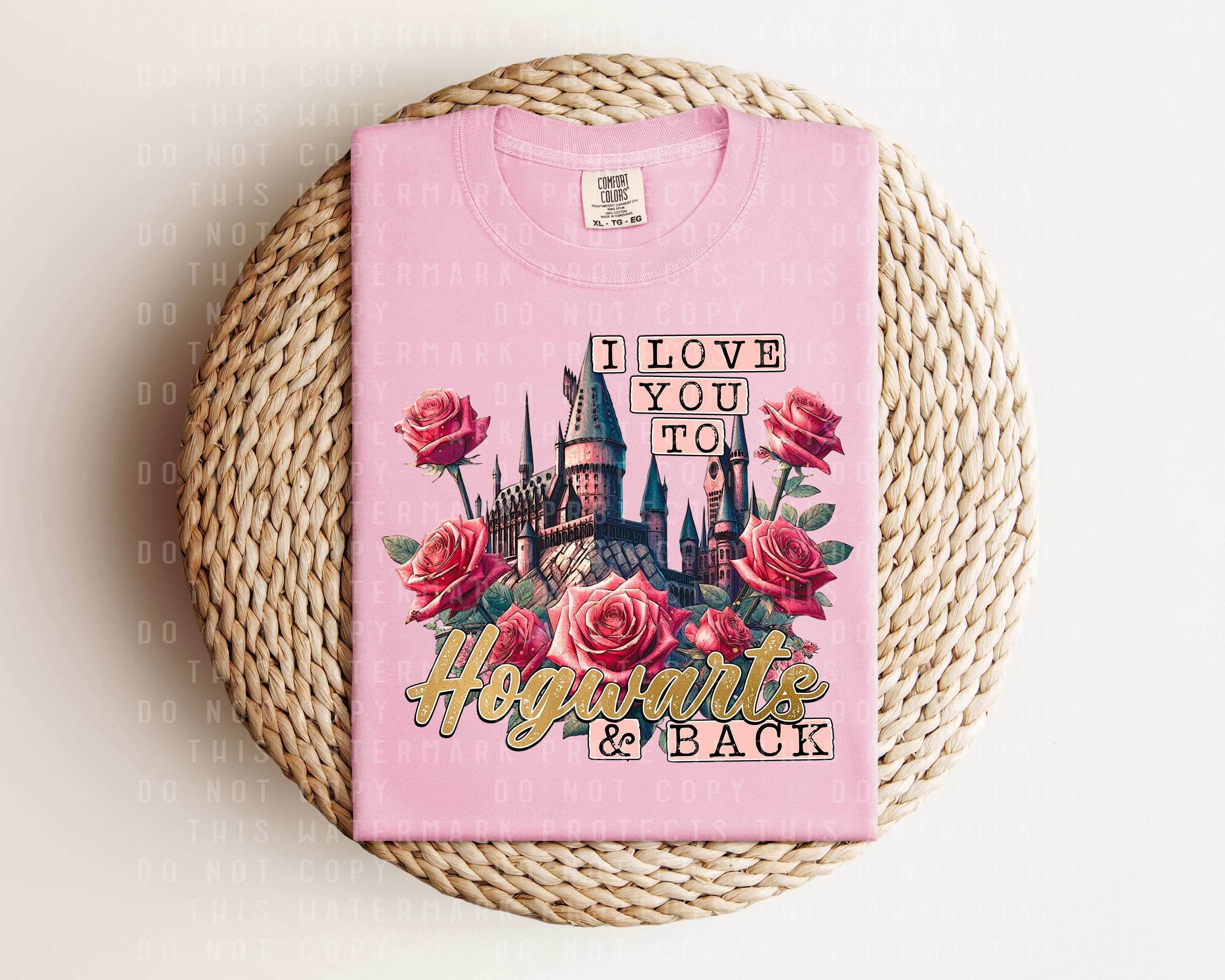 I Love You to Hogwarts & Back Graphic Tee - S