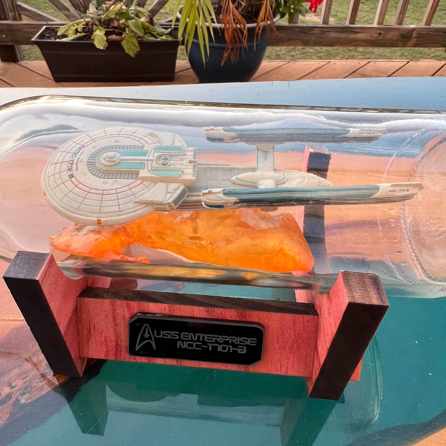 Star Trek NCC-1701-B Enterprise in a Bottle - 