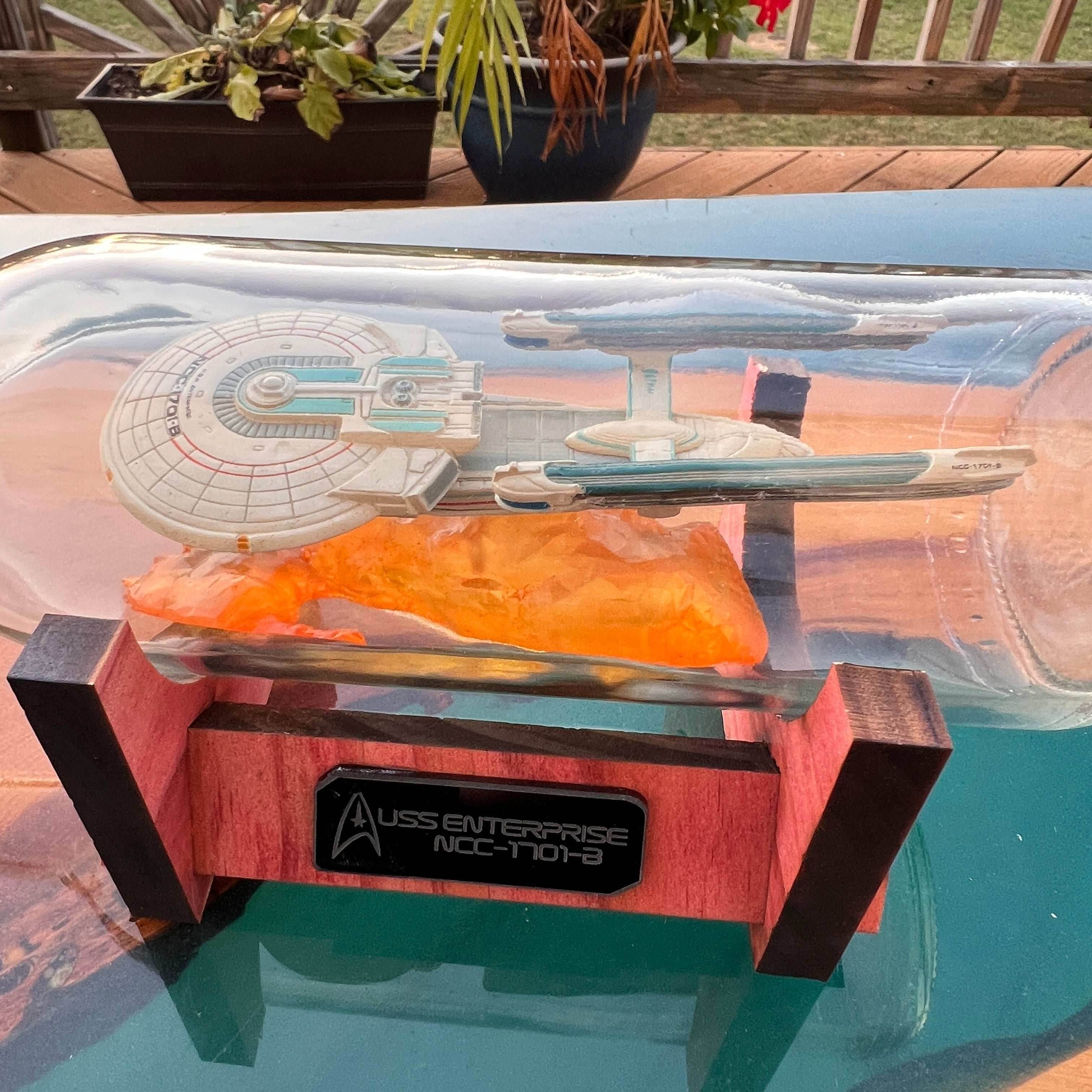 Star Trek NCC-1701-B Enterprise in a Bottle - 