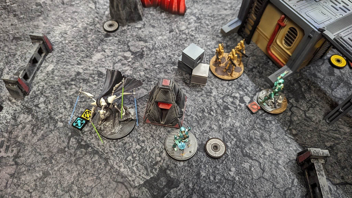 Ashen Wastelands - Neoprene Battle Mat - Warhammer, AoS, 40K, Kill Team, MCP, Shatterpoint, Legion, Deadzone, More - 22x30