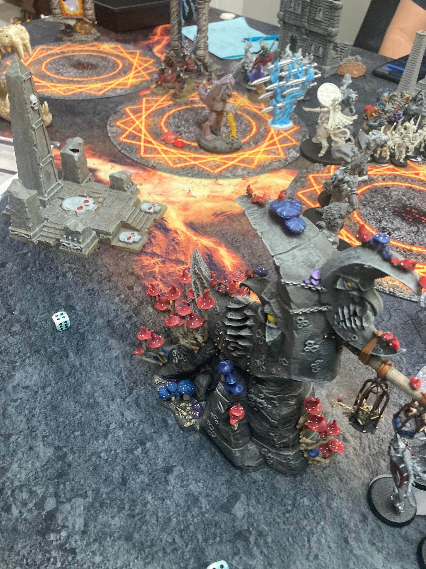 Infernal Steppes - Neoprene Battle Mat - Warhammer, AoS, 40K, Kill Team, MCP, Shatterpoint, Legion, Deadzone, More - 44x60