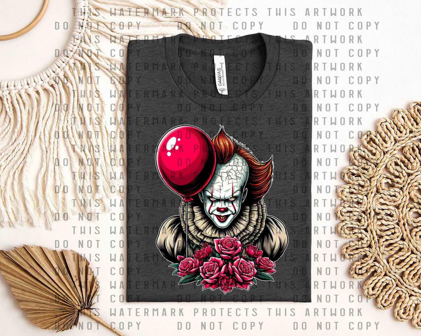 Floral Pennywise Graphic Tee - S