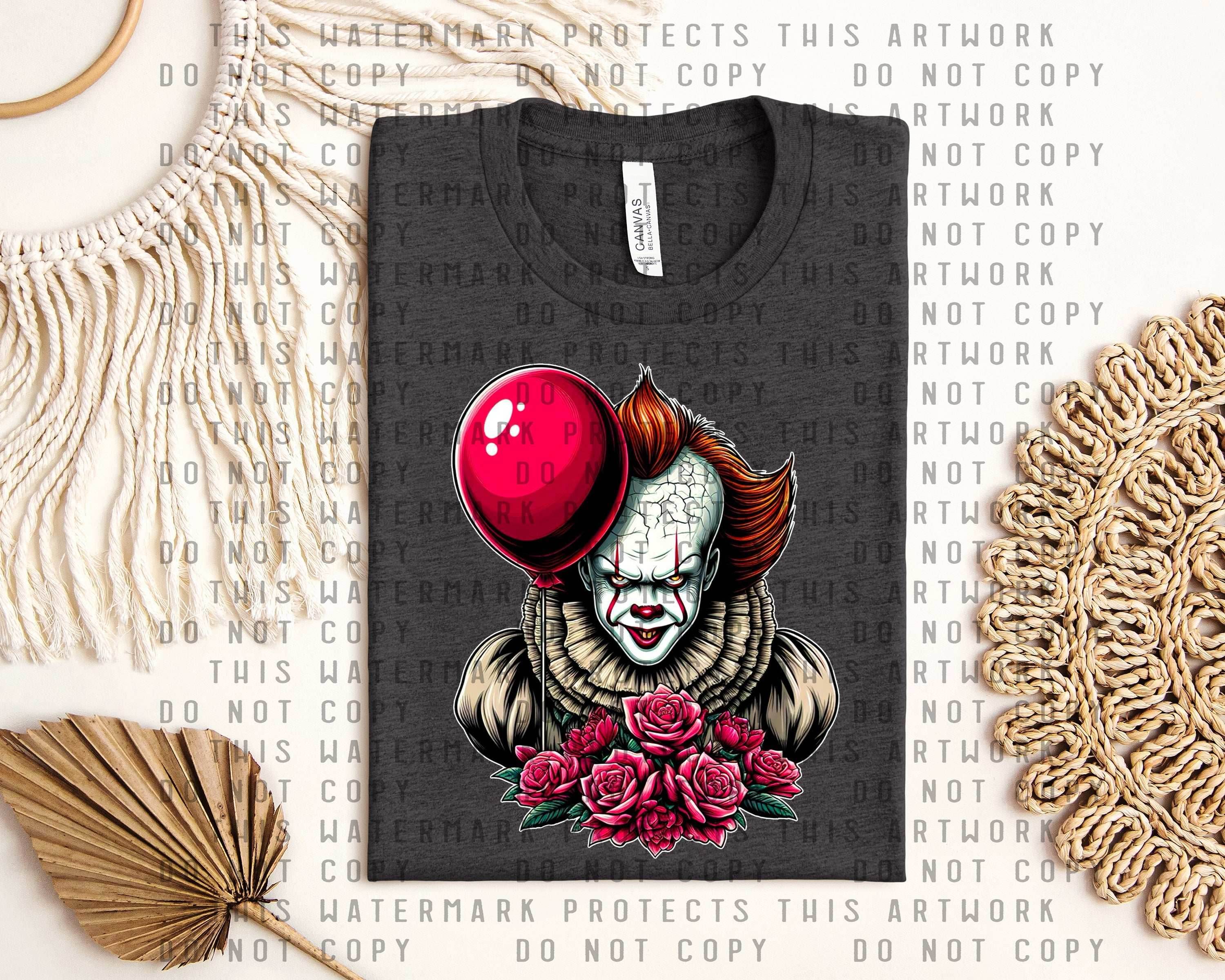 Floral Pennywise Graphic Tee - S