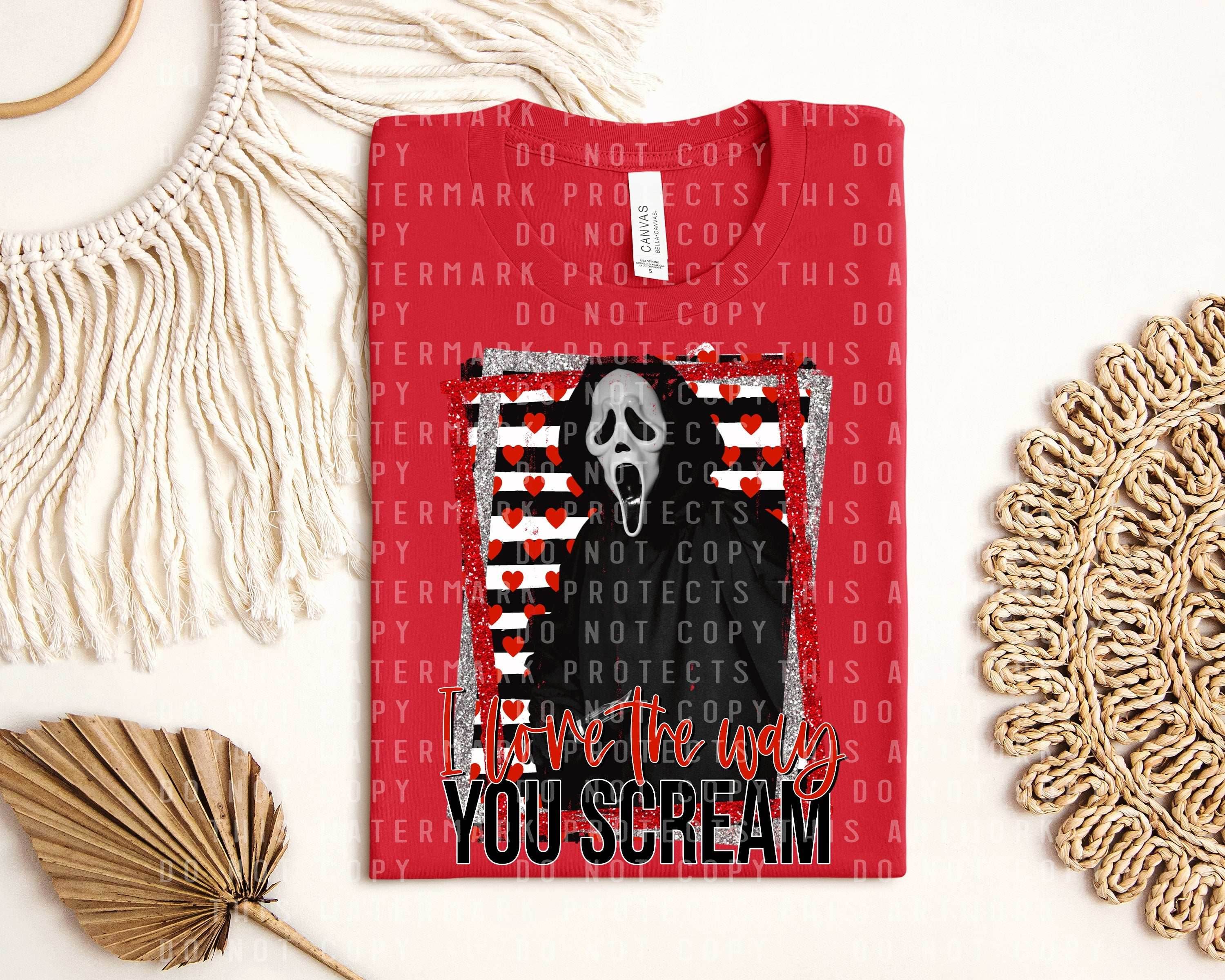 I Love the Way You Scream Graphic Tee - S