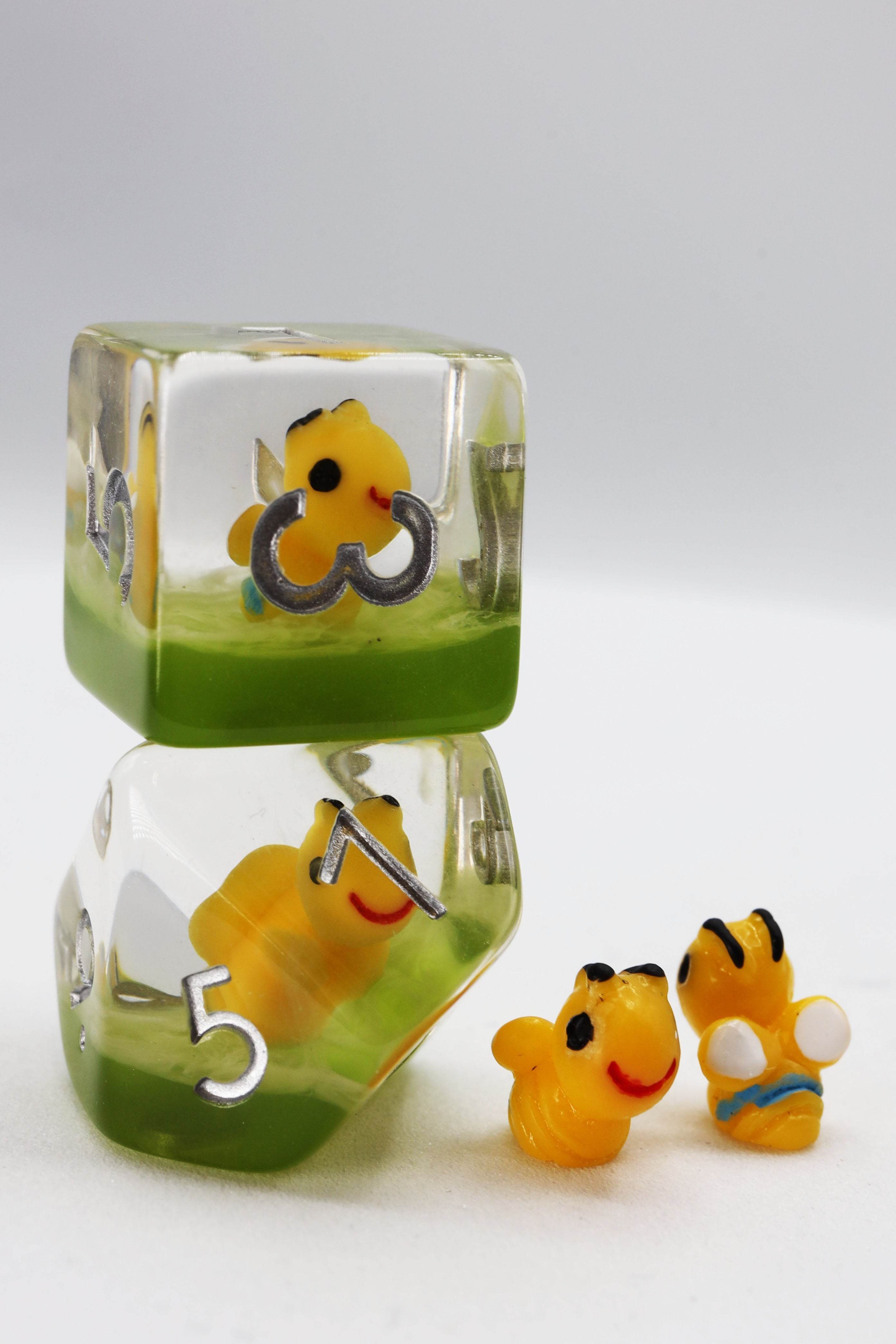 Happy Bees RPG Dice Set - 