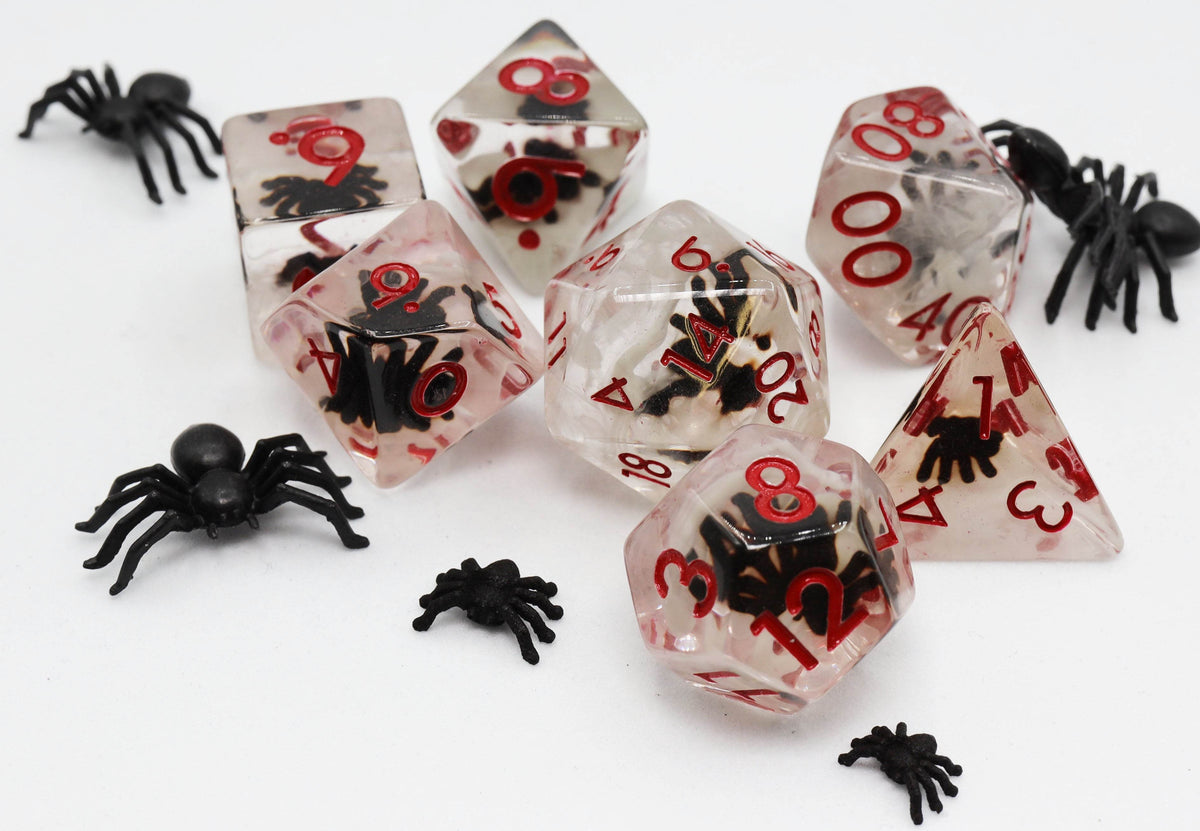Black Widow RPG Dice Set - 