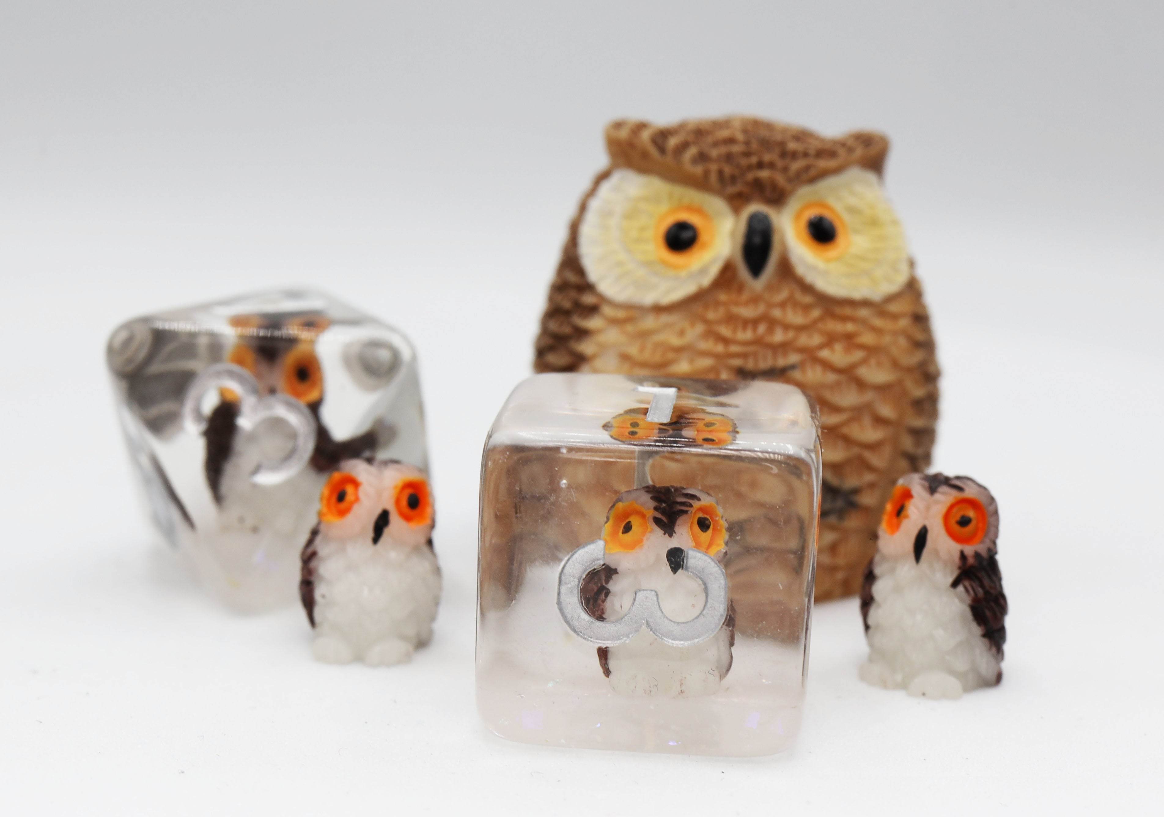 Wise Owl RPG Dice Set - 