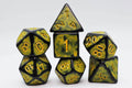 Timeworn Yellow RPG Dice Set - 