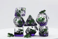 Green Poison Frog RPG Dice Set - 